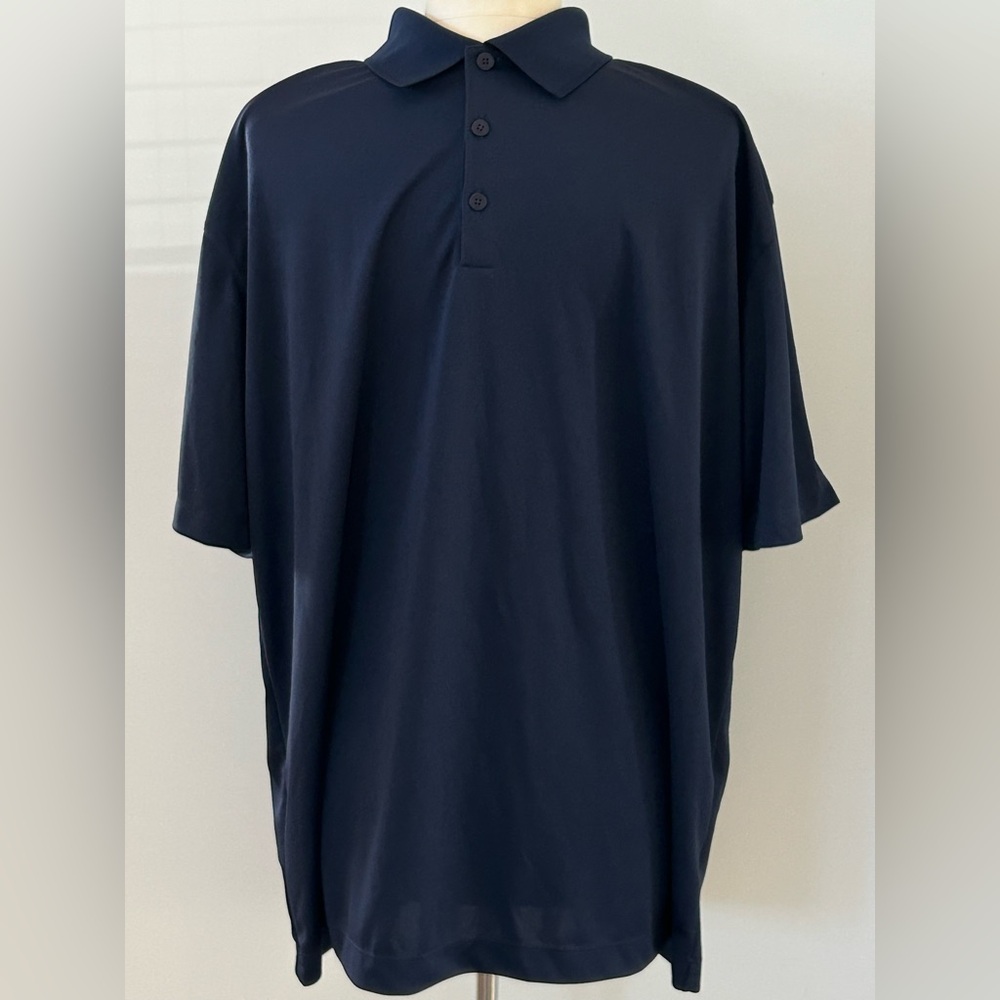 Men's Nike Golf  Dri-Fit  XL Navy Blue Short Sleeve  Polo Shirt NEW